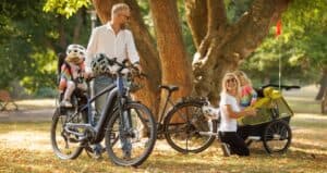 ballade velo electriquer famille loire